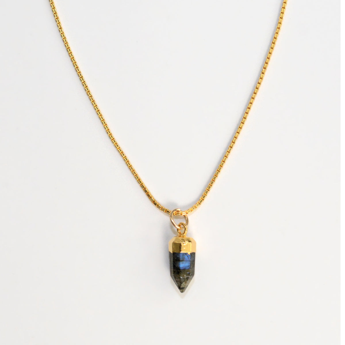 Labradorite Amulet Pendant Necklace