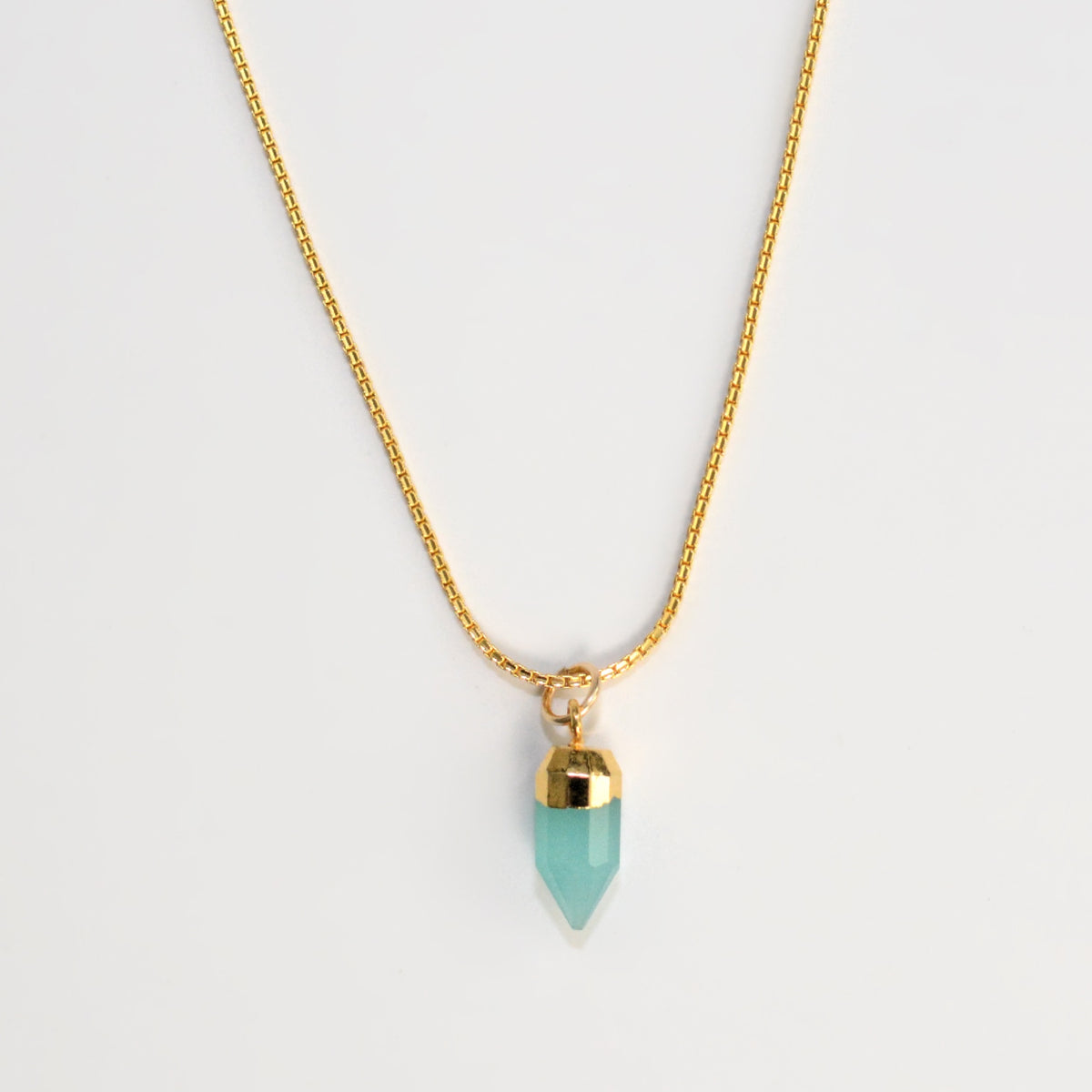 Chalcedony Amulet Pendant Necklace