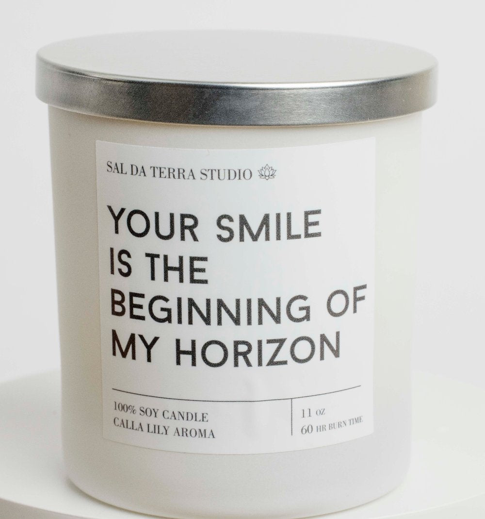 Your Smile is my Horizon Candle