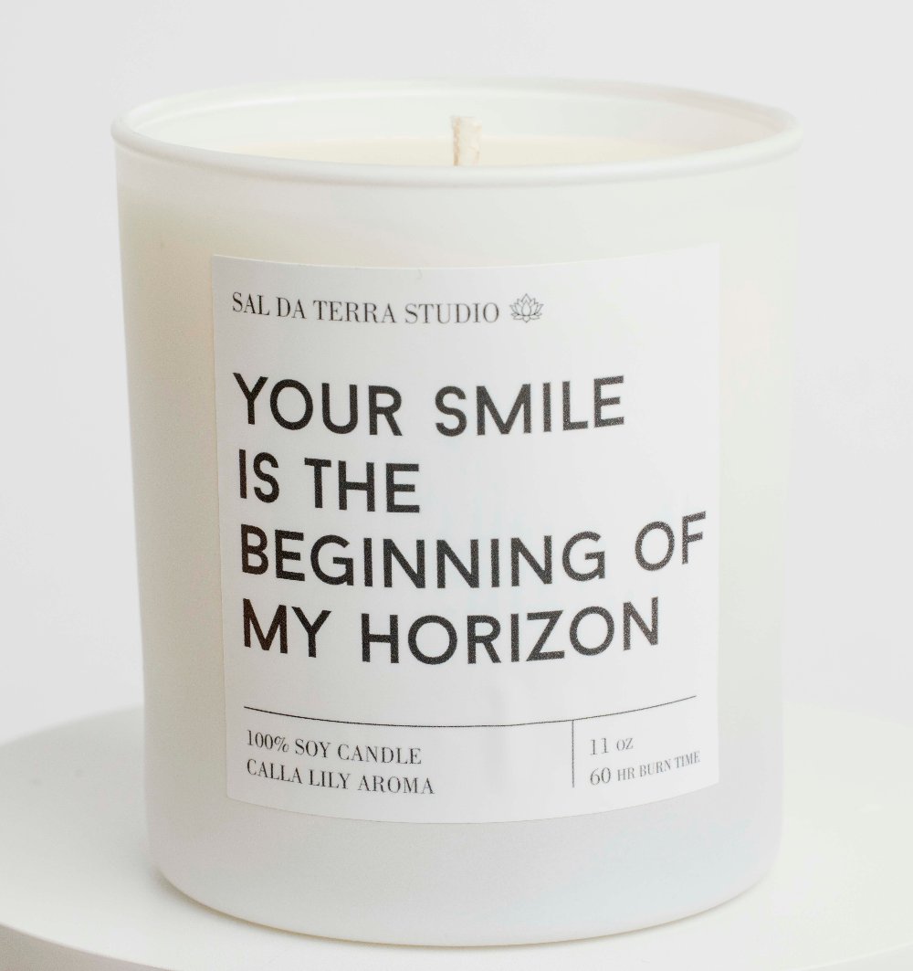 Your Smile is my Horizon Candle