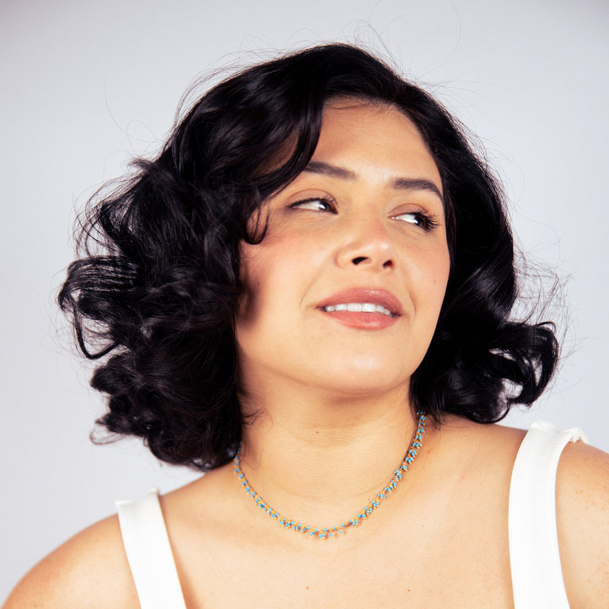 Turqouise Blossom Choker