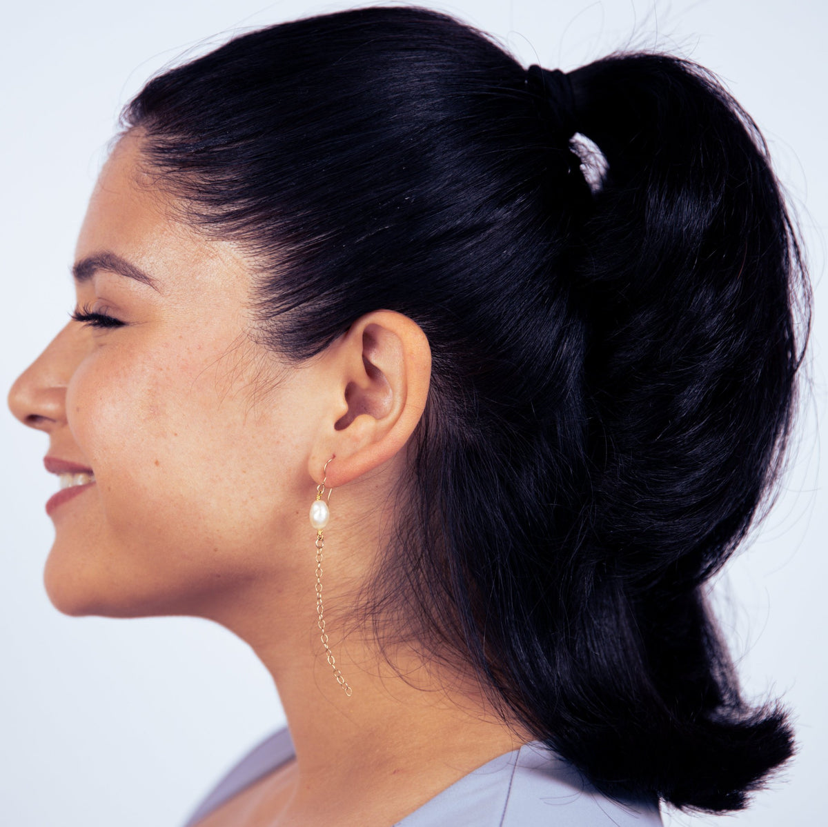 Baroque Pearl Dangle Earring