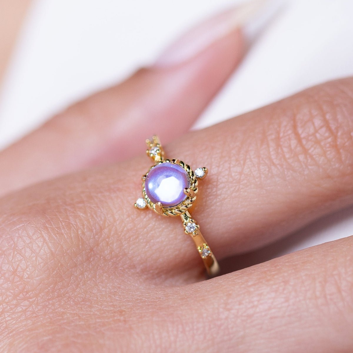 Magical Jewel Adjustable Gold Ring