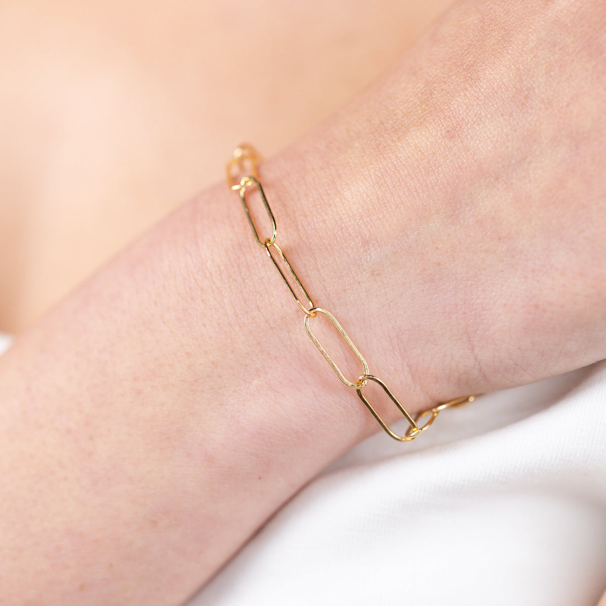 Large Oval Chain Bracelet