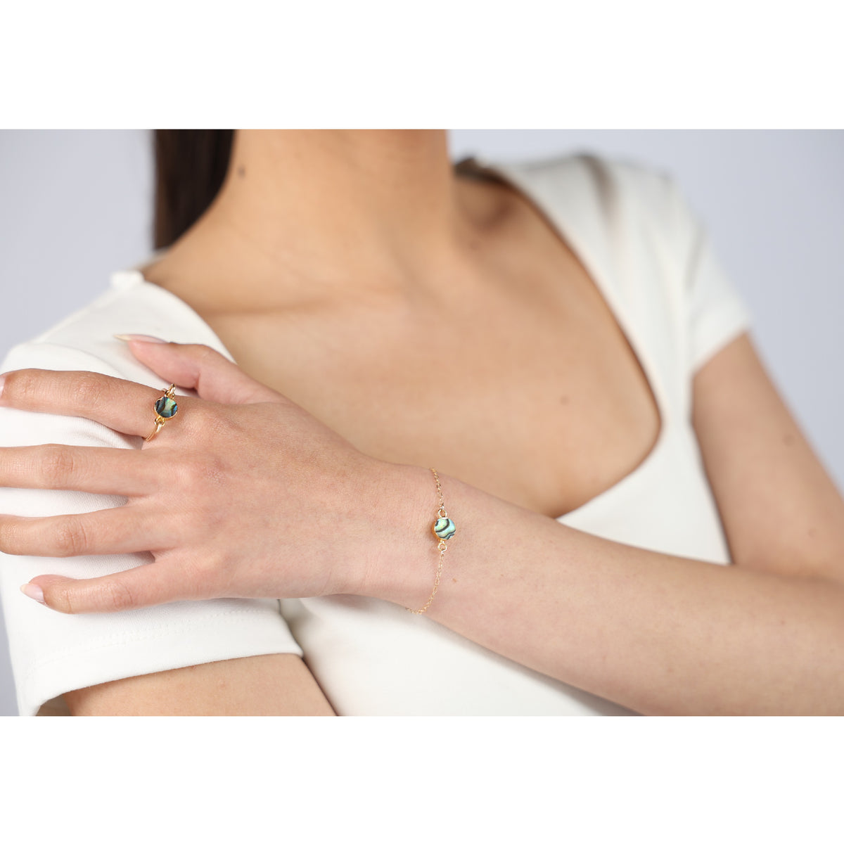 Abalone Circle Bracelet