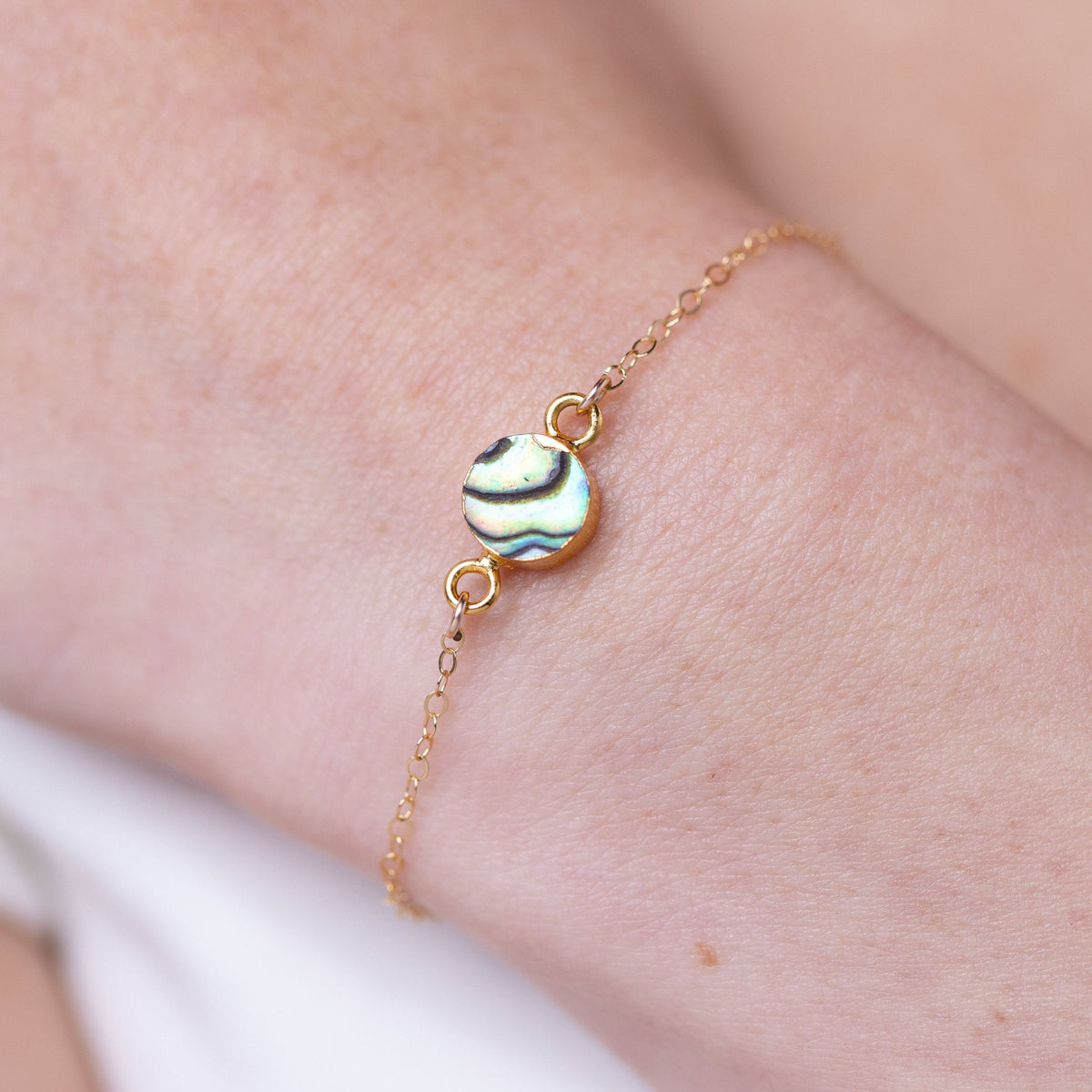 Abalone Circle Bracelet