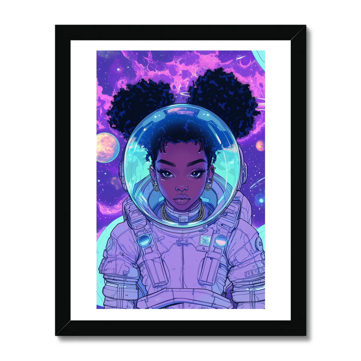 Astro Girl Art Print 3