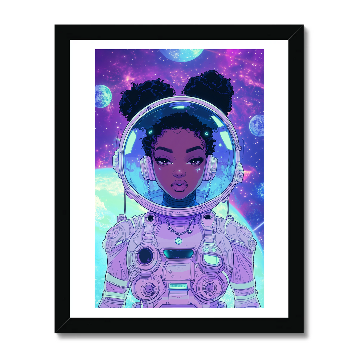 Astro Girl Art Print 1