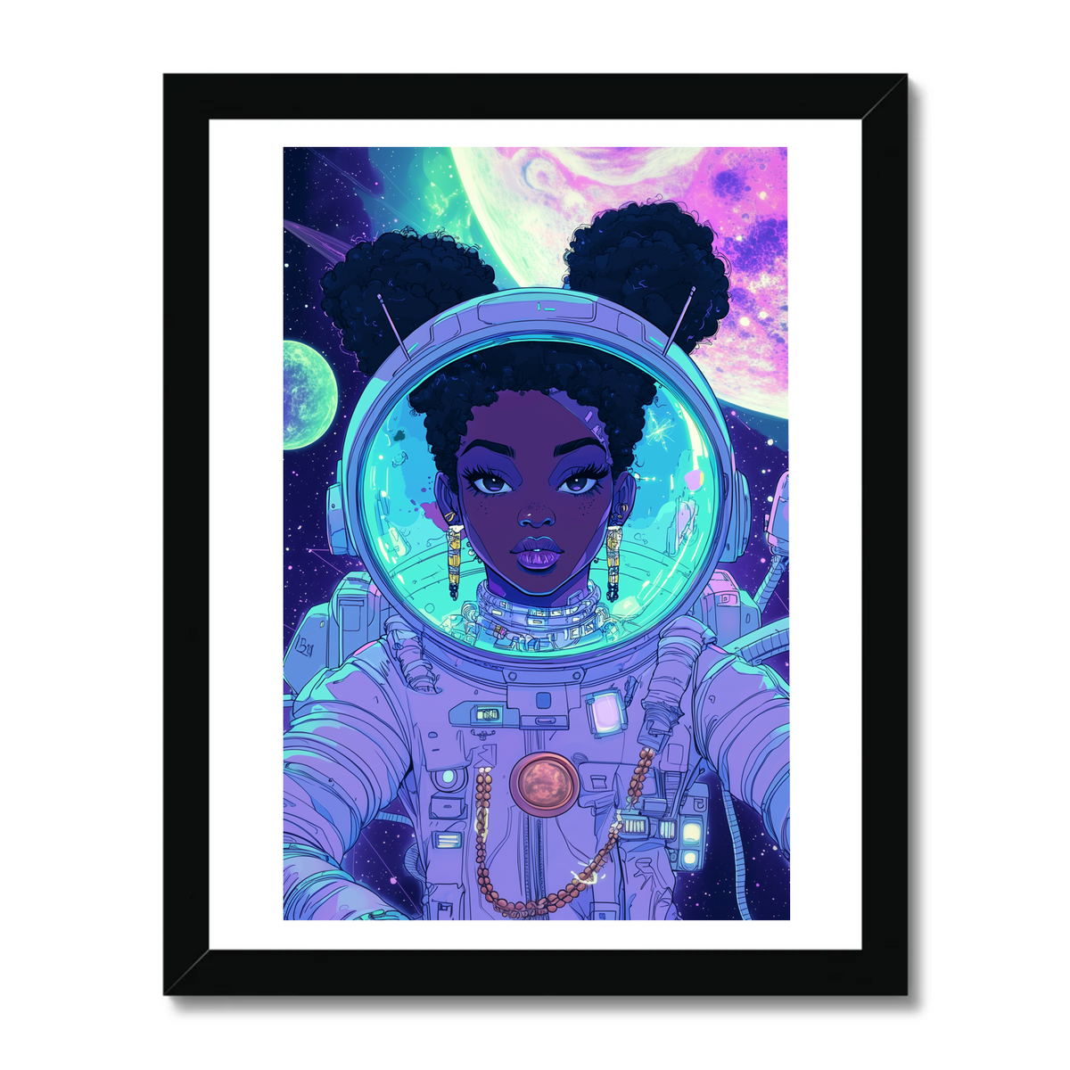 Astro Girl Art Print 4