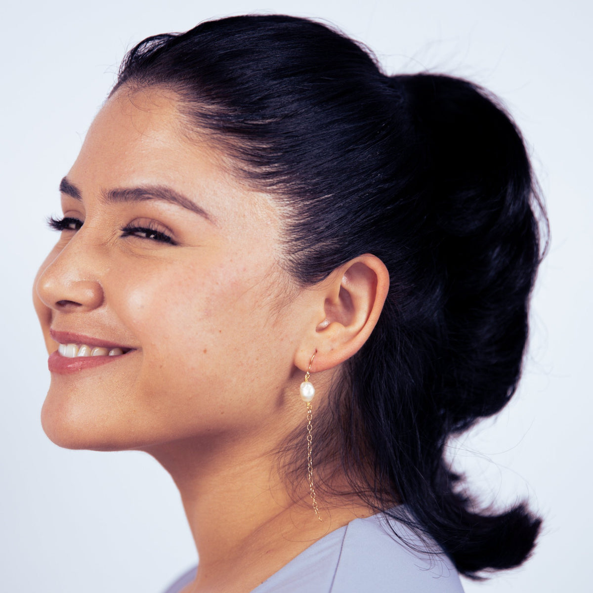 Baroque Pearl Dangle Earring