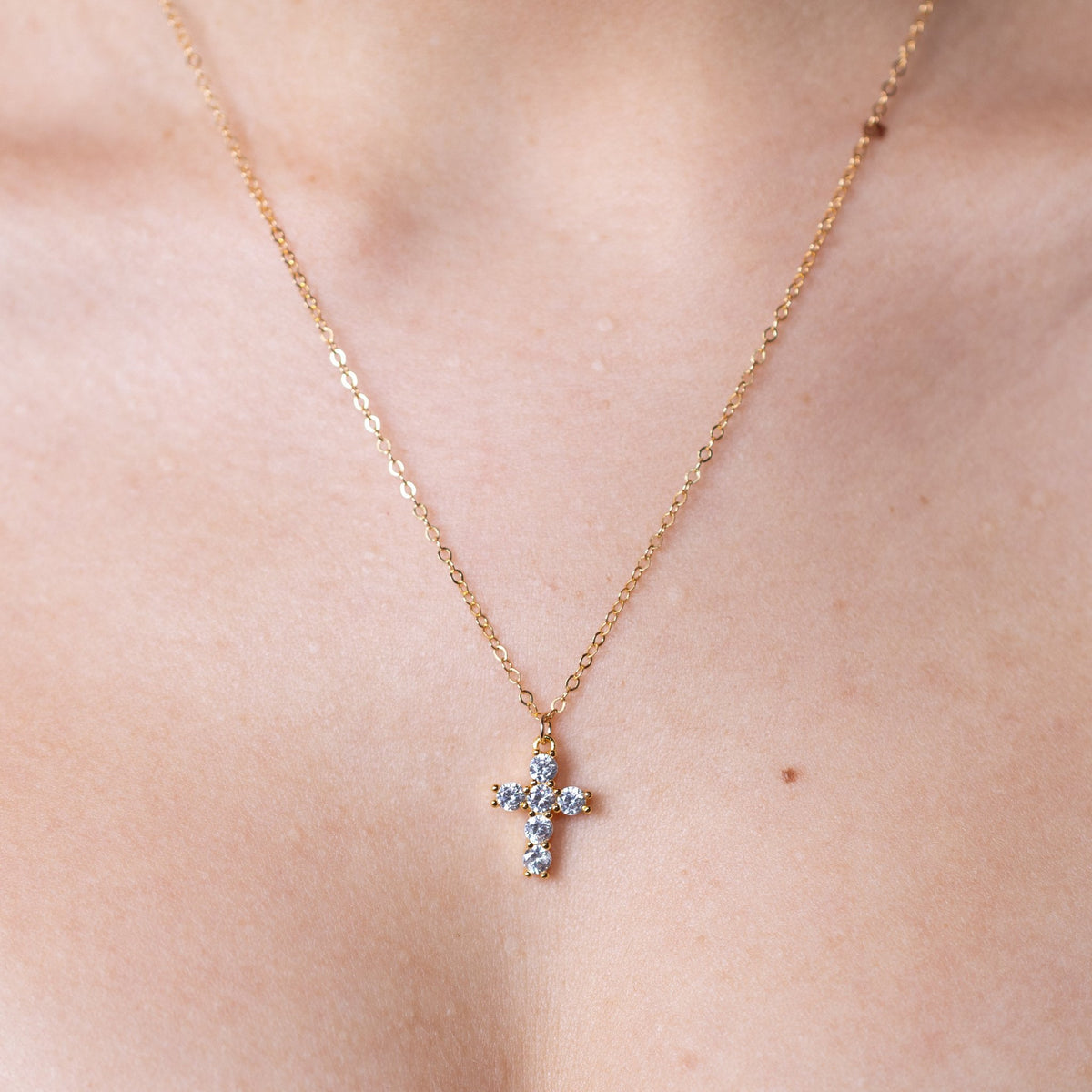 Cross Charm Necklace