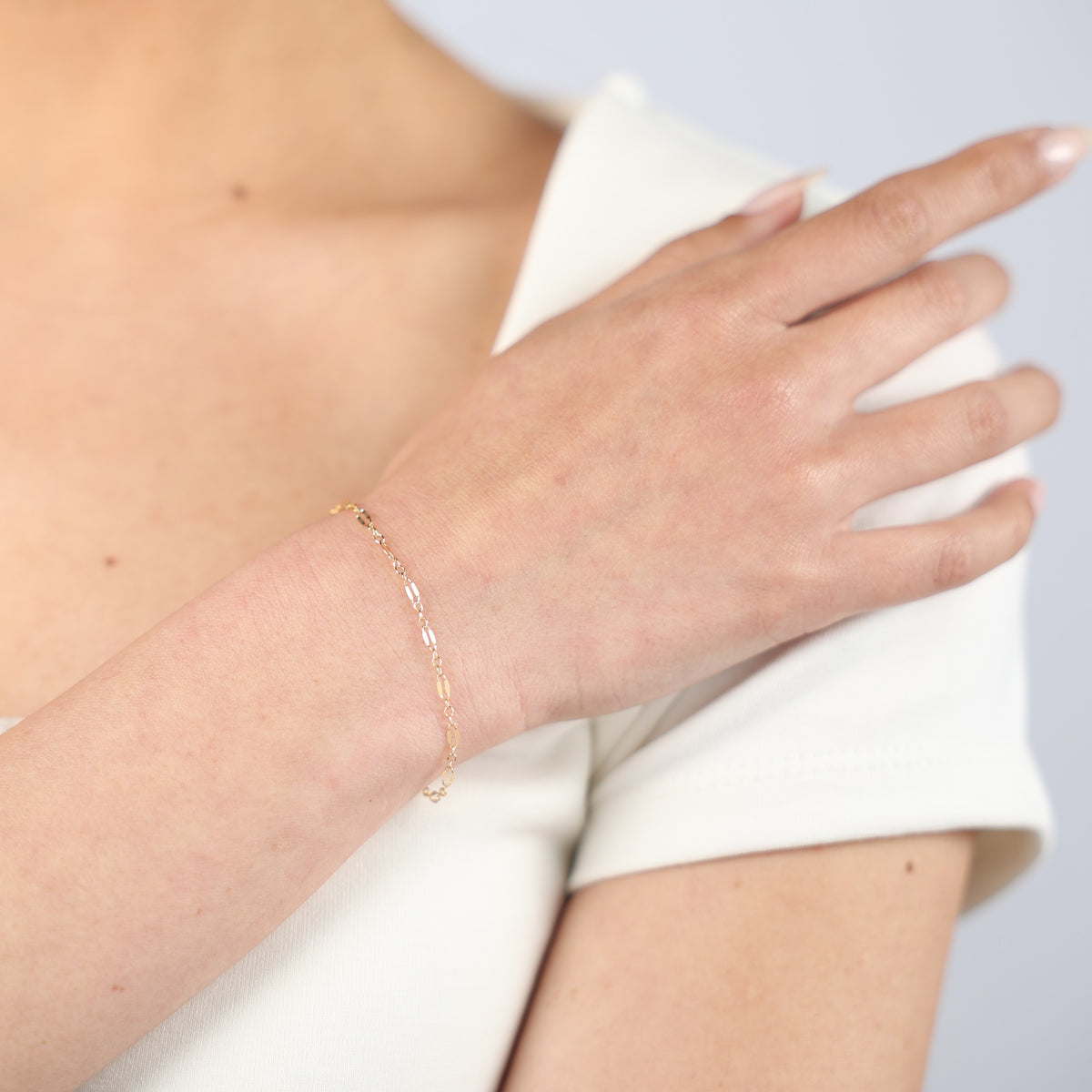 Fine Oval Chain Bracelet