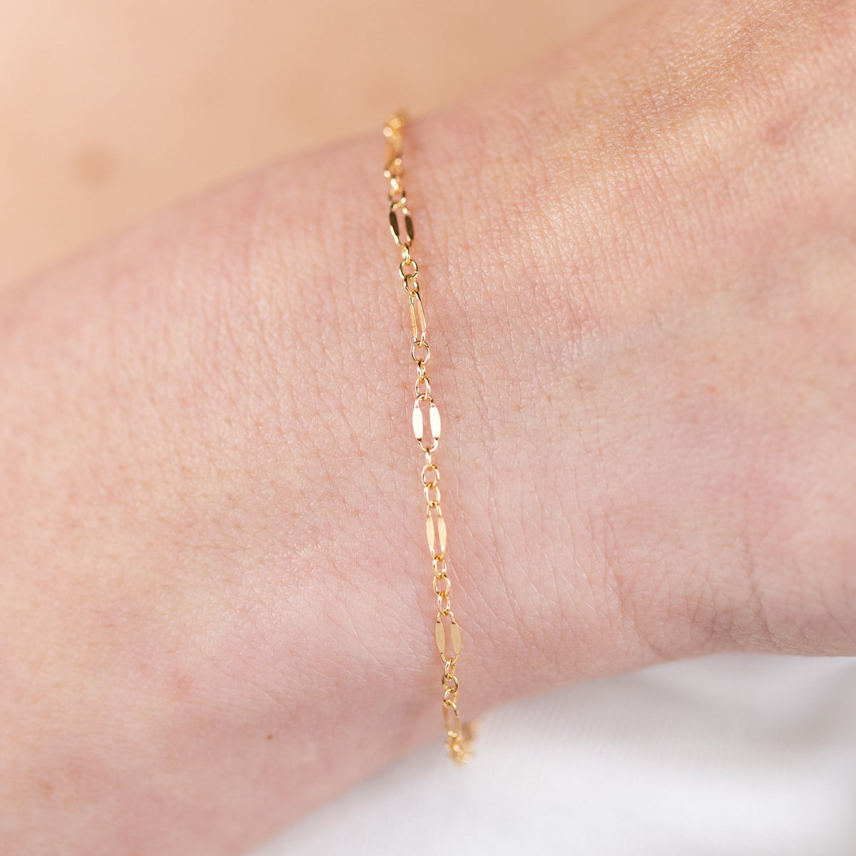 Fine Oval Chain Bracelet