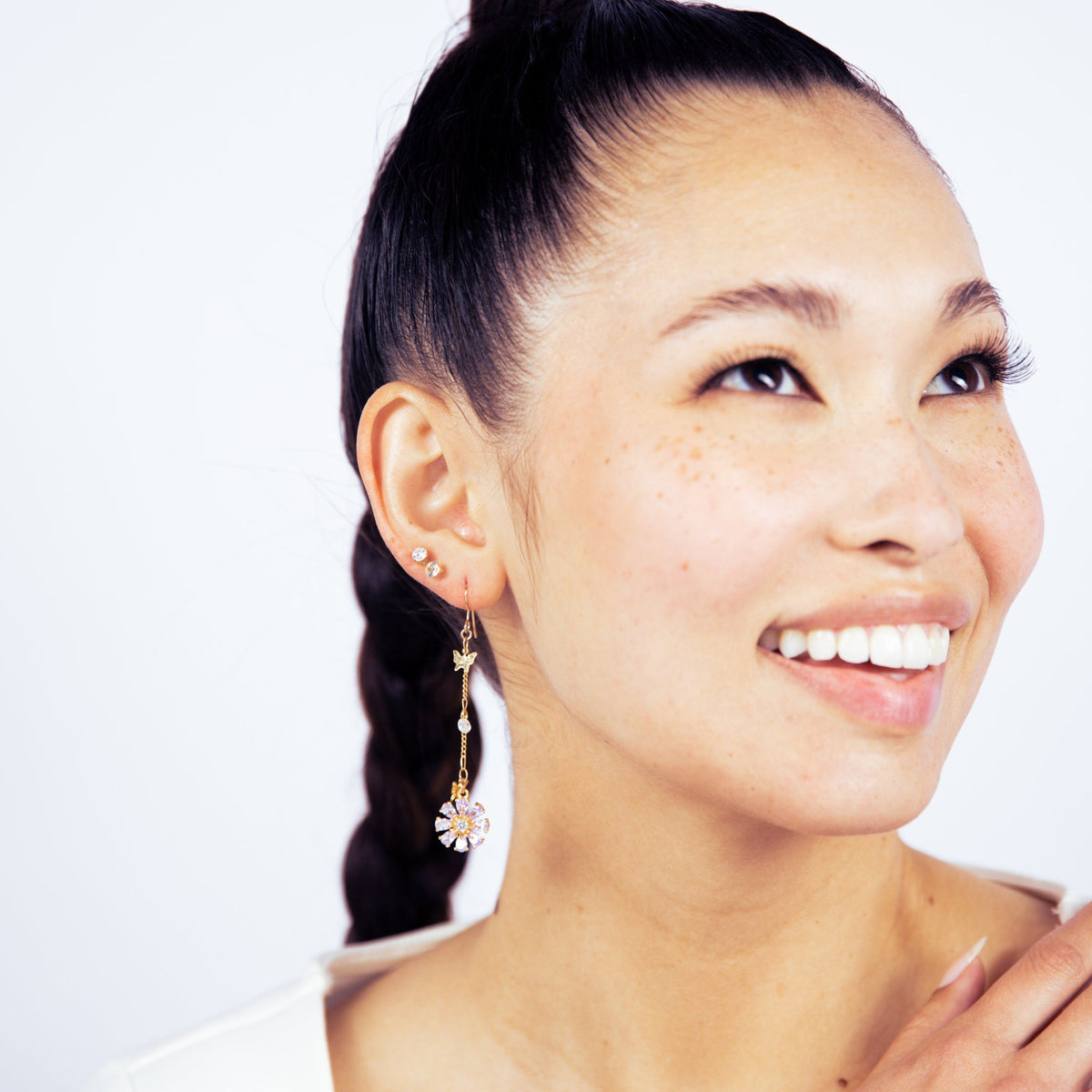 Garden Flower Dangle Earring