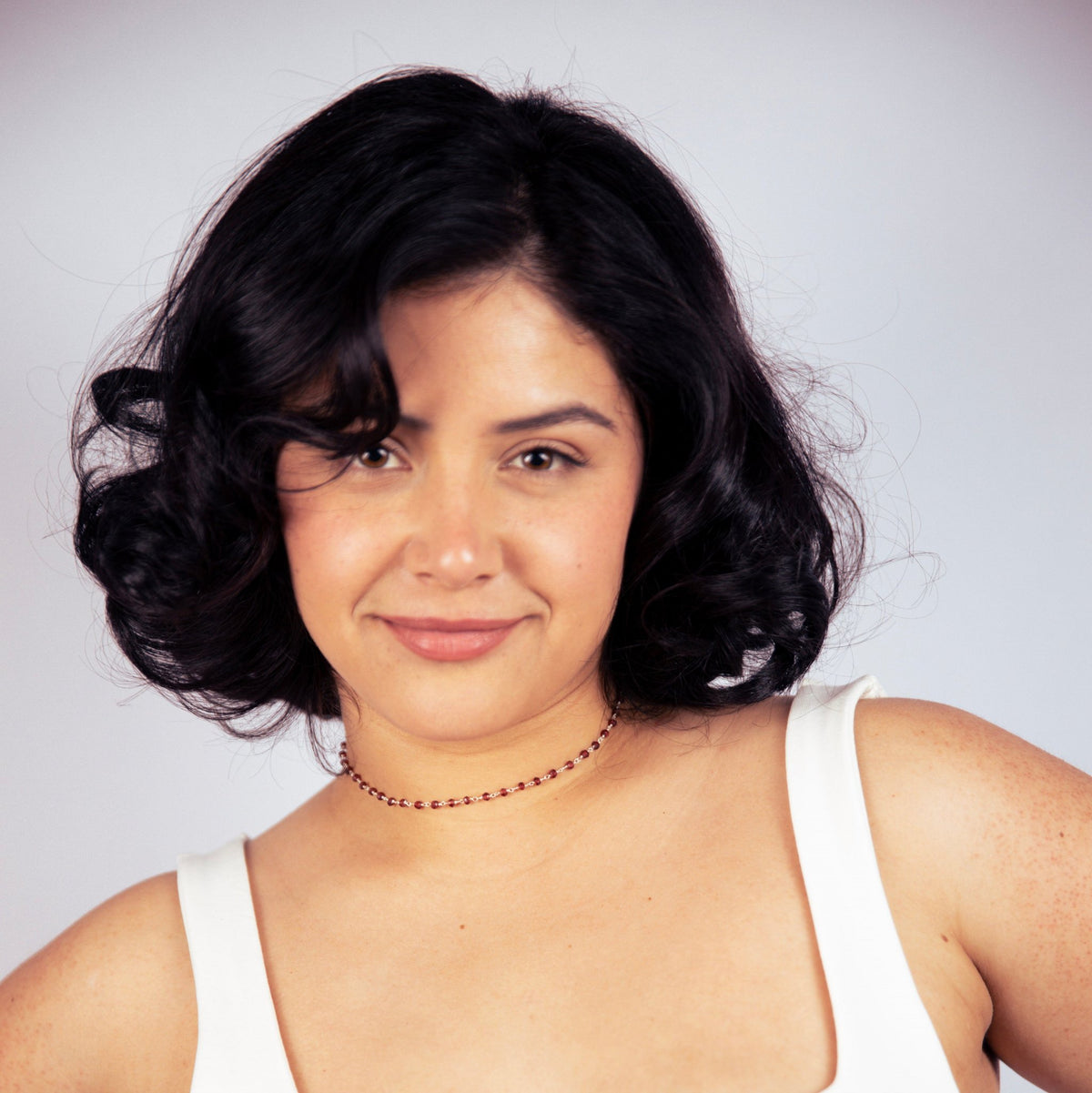 Garnet Silver Choker