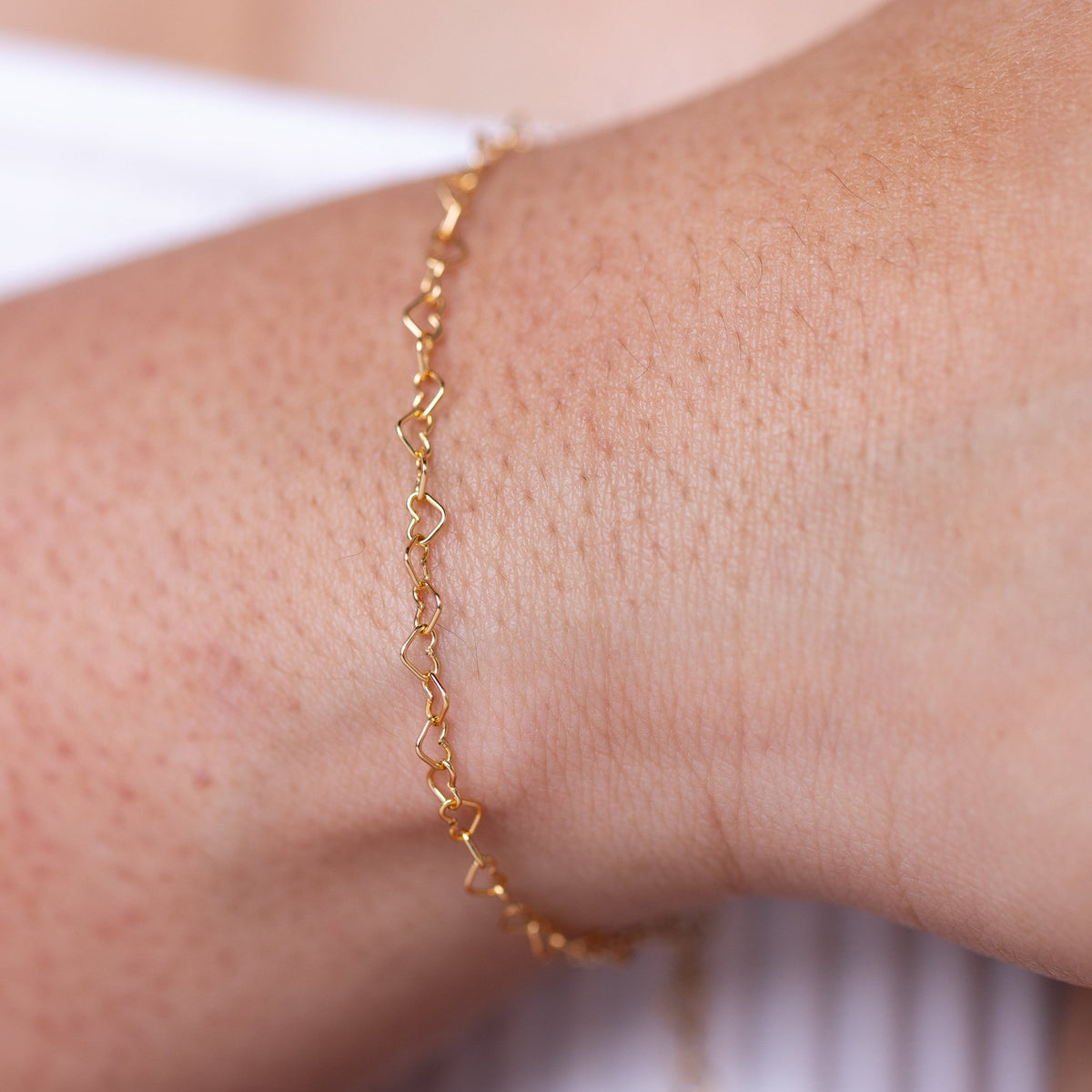 Heart Chain Bracelet