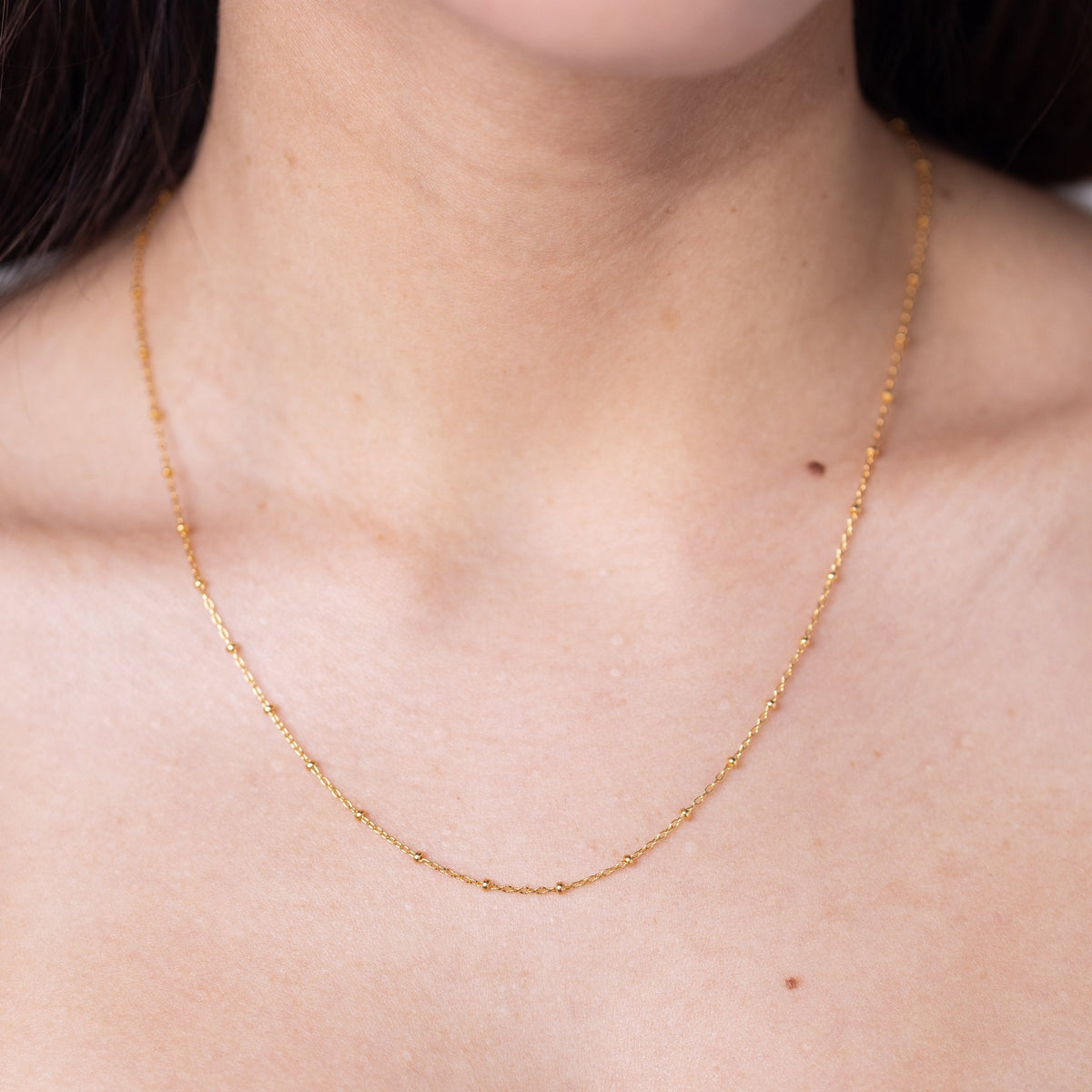 Fine Ball Chain Necklace