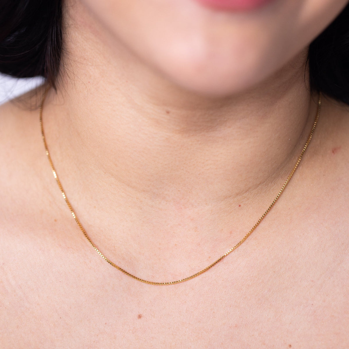 Fine Box Chain Necklace