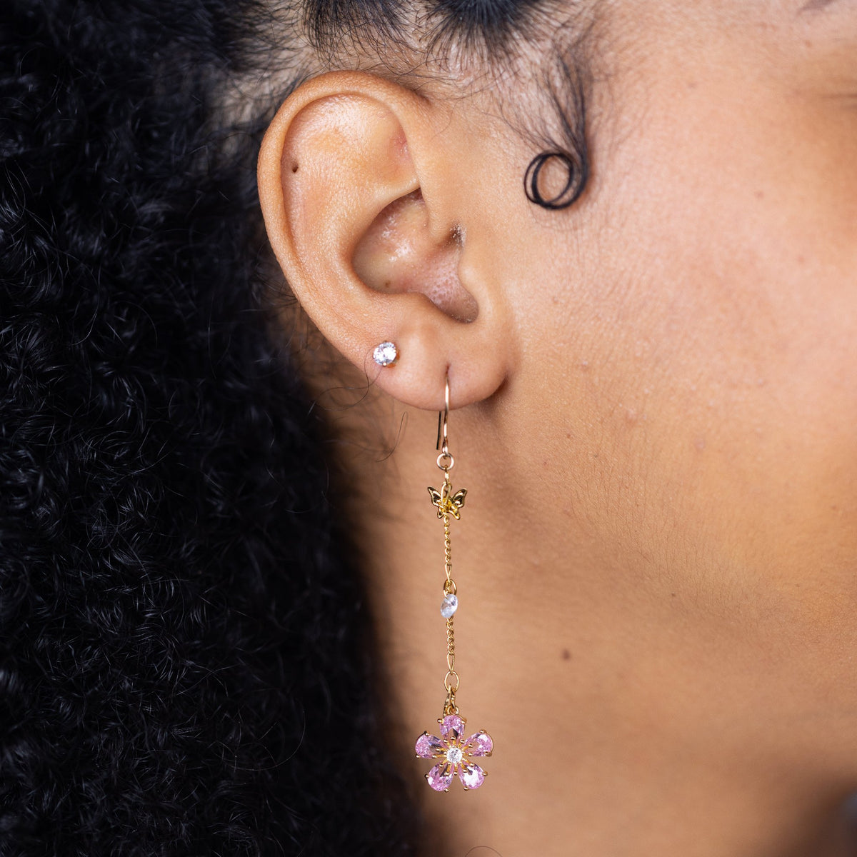 Garden Flower Dangle Earring