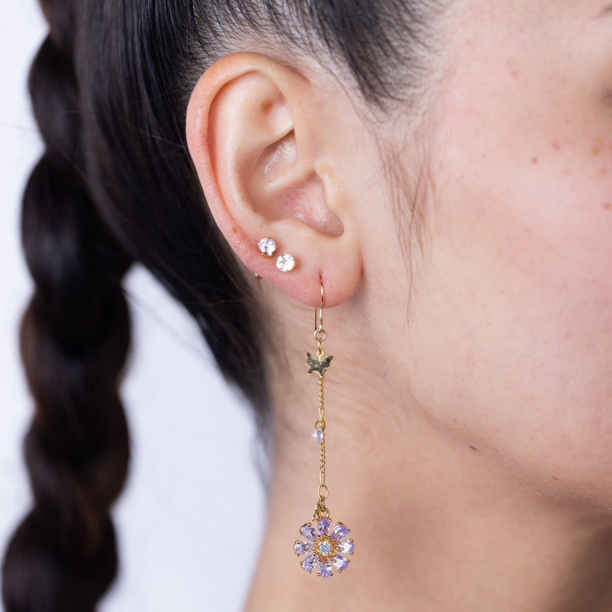 Garden Flower Dangle Earring