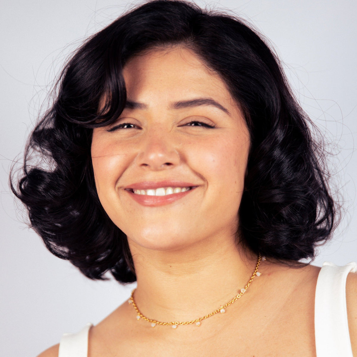 Moonstone Dangle Gemstone Choker