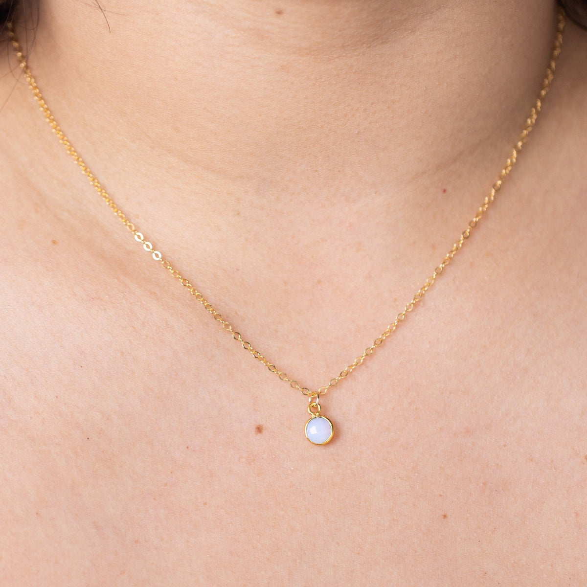 Opalite Circle Necklace