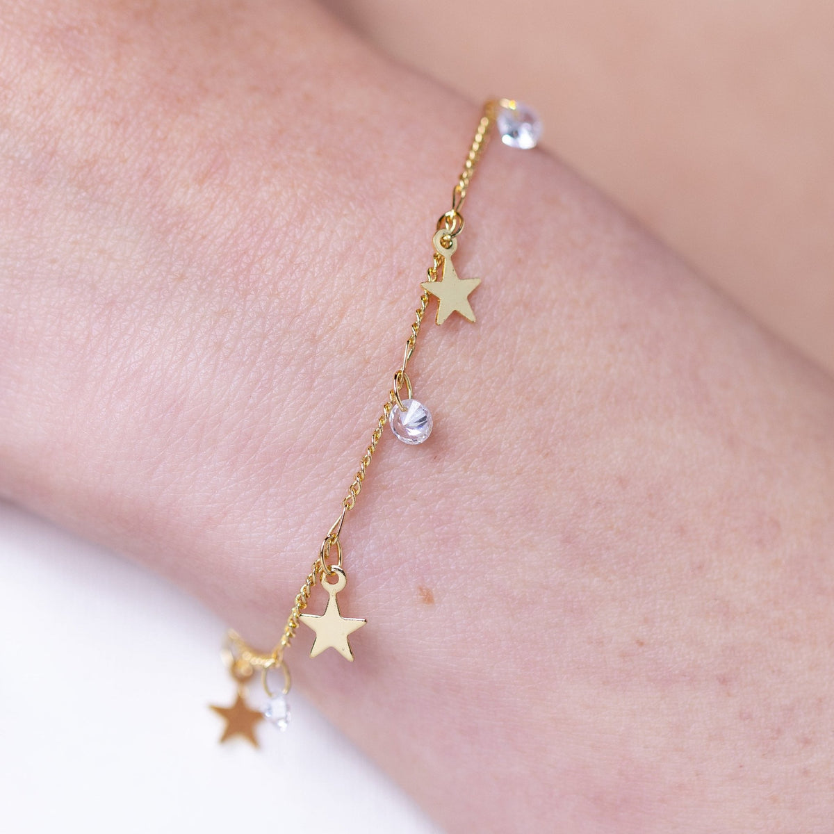 Star Sparkle Charm Bracelet