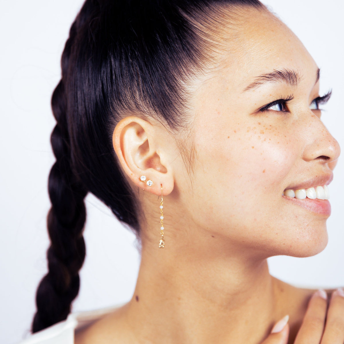 Teddy Bear Dangle Earring