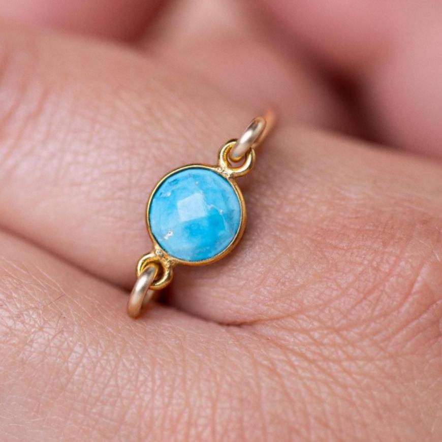 Turquoise Gold Ring