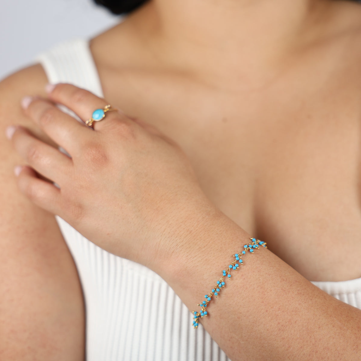 Turqouise Blossom Bracelet