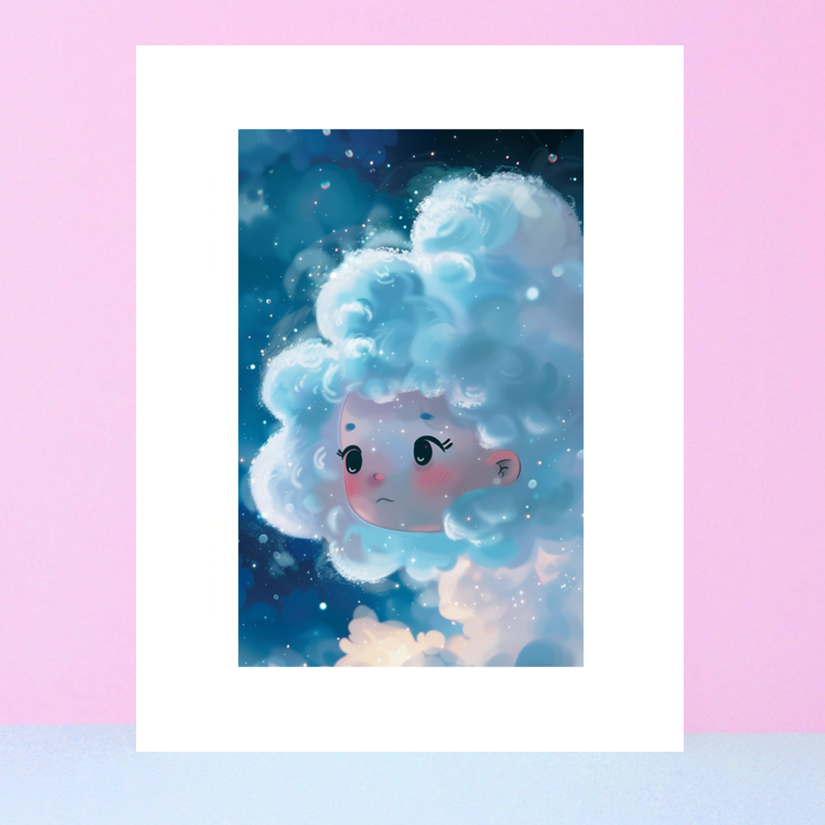 Head in the Clouds Art Print