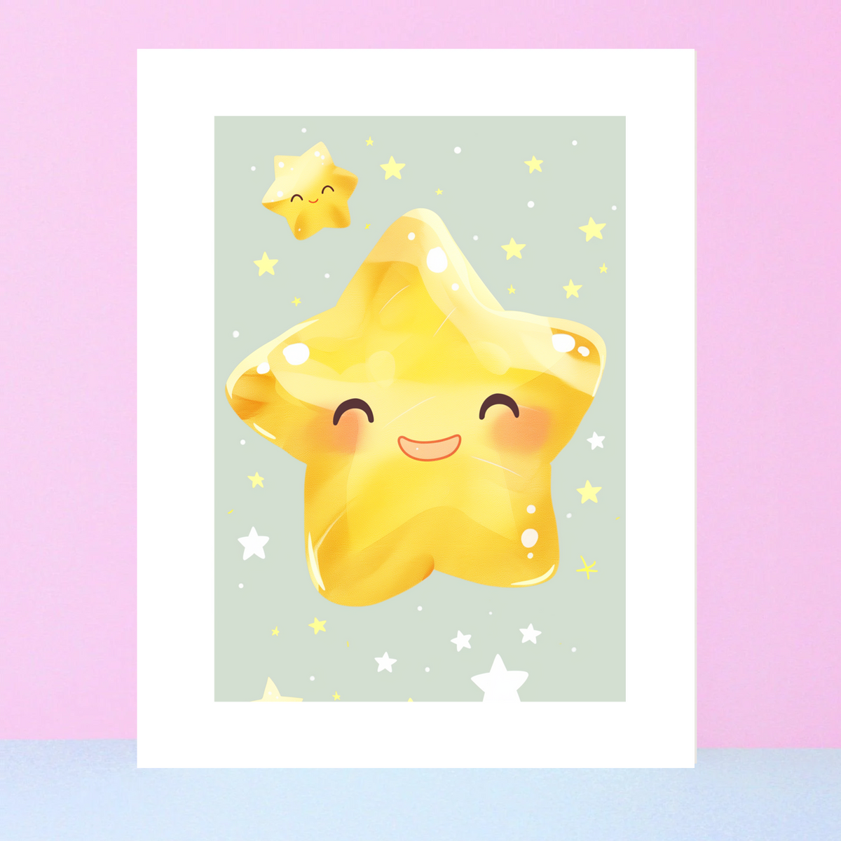 Happy Star Art Print