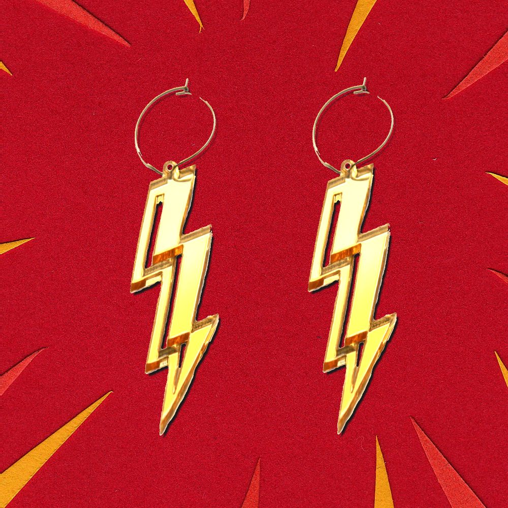 Lightning Bolt Hoop